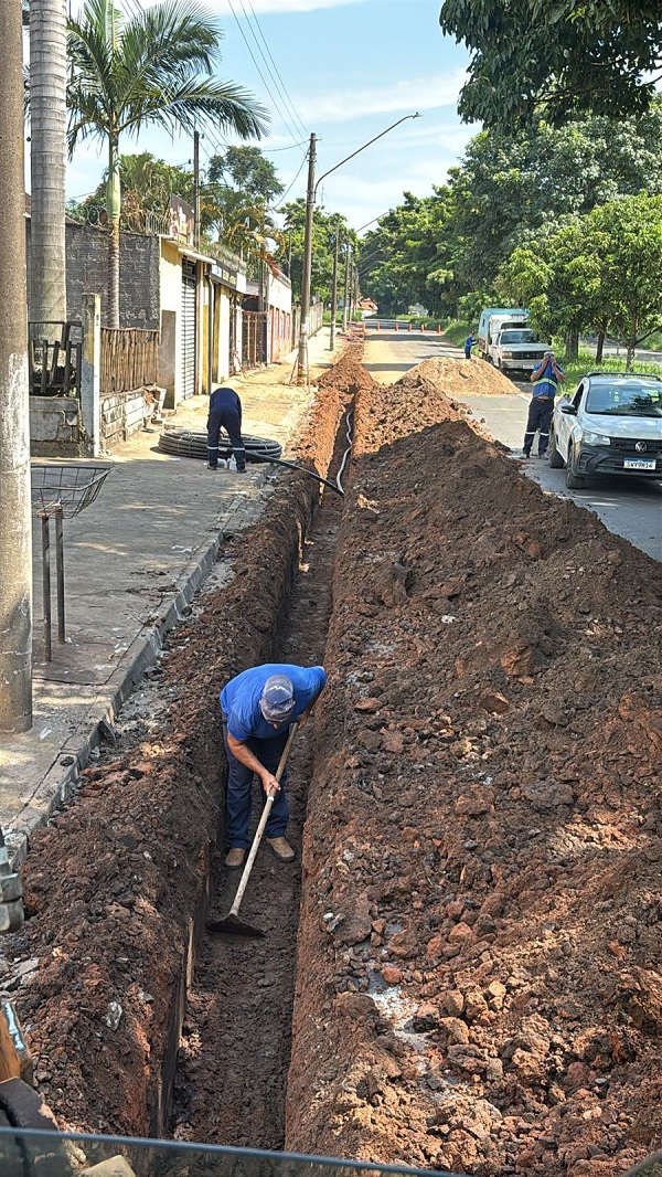 Daae faz extensão de rede no bairro Vila Indaiá