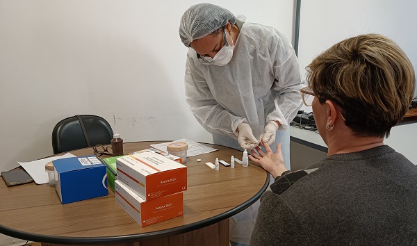 Daae realiza testes rápidos de ISTs para servidores